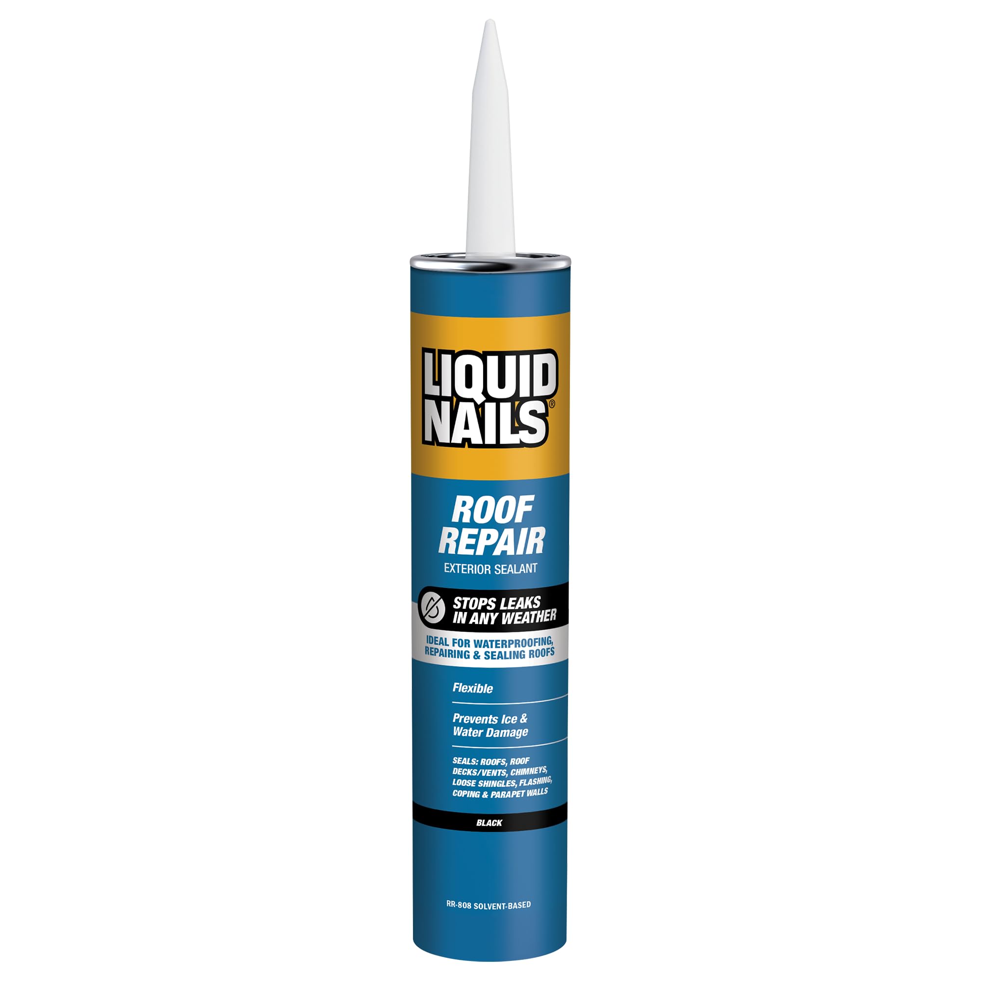 Liquid Nails Roof Repair (RR808), 10.3 oz | Waterproof All-Weather